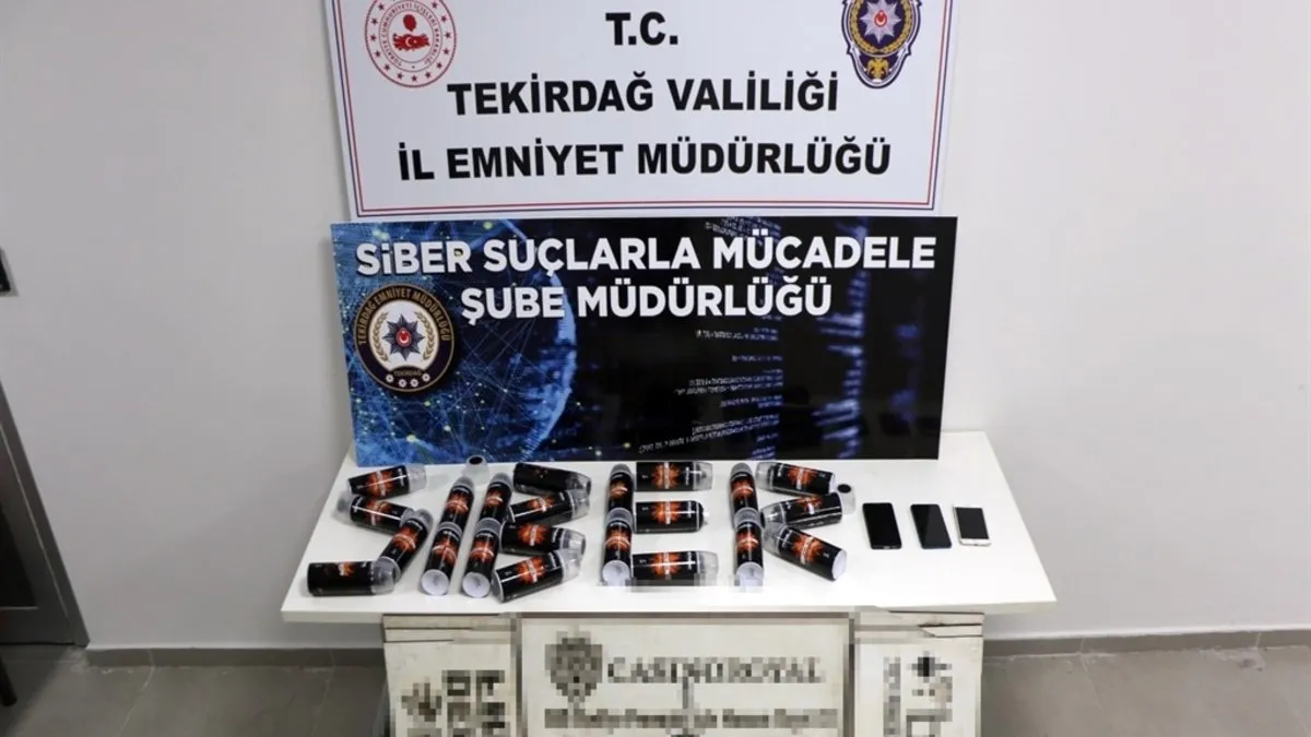 Yer Tekirdağ: Kaldırımlara yasa dışı bahis sitelerinin isimlerini yazan 3 kişi gözaltında!