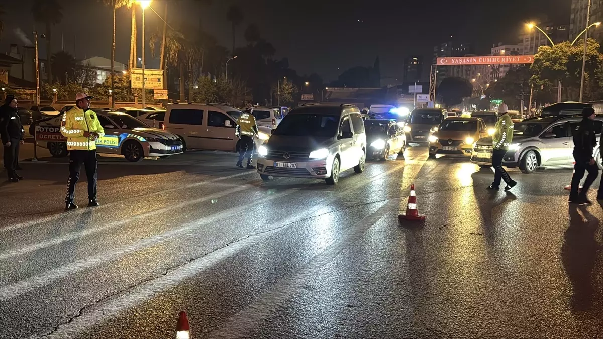 Adana’da Dronlu Trafik Denetimi