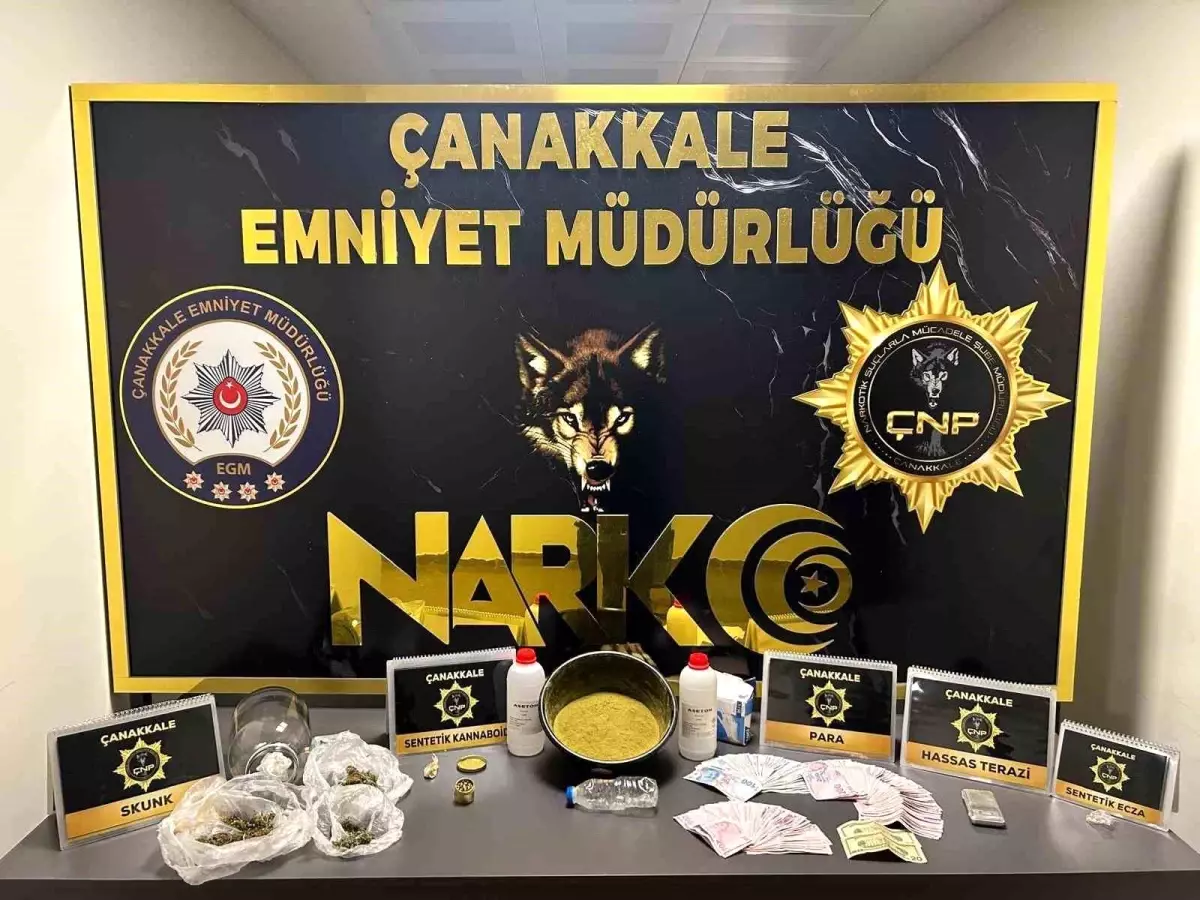 Çanakkale’de Uyuşturucu Operasyonu: 1 Tutuklama