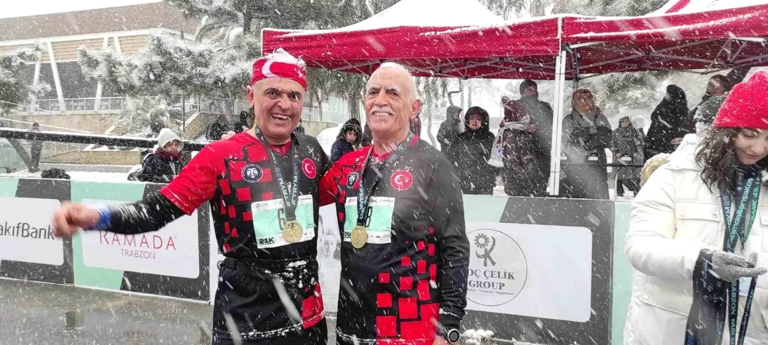 DSİ Palandöken Masterlar Koşu Grubu, Trabzon Yarı Maratonu’nda Başarıldı