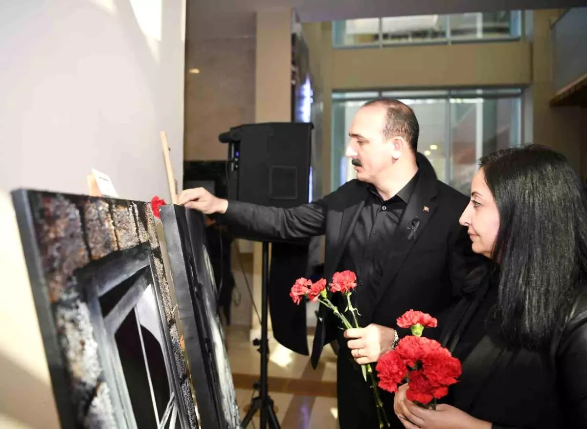 Konyaaltı’nda 6 Şubat Depremi için Anma Sergisi Açıldı