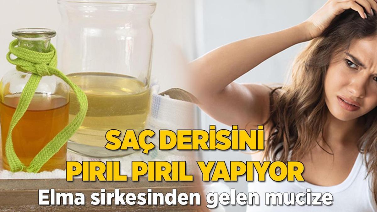 Pahalı bakımları aratmıyor, elma sirkesi varsa tamam! Saçı durulamak yetiyor