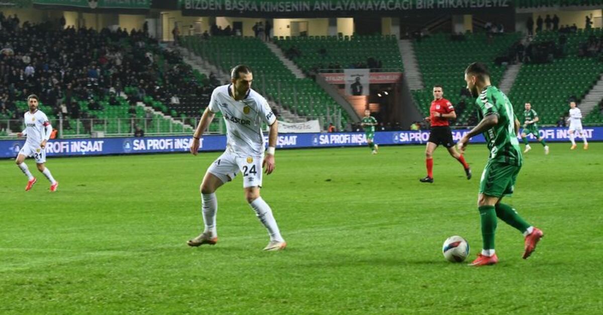 Sakaryaspor: 2 – MKE Ankaragücü: 2 | MAÇ SONUCU