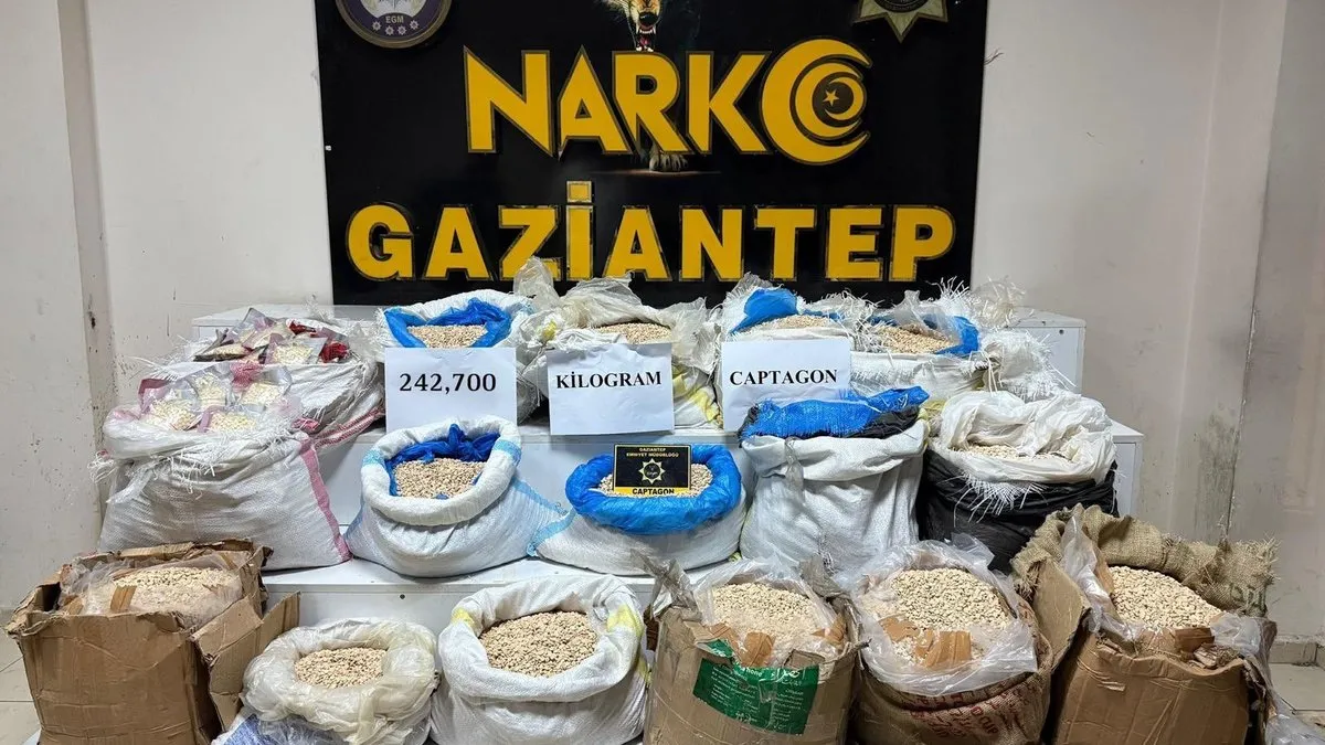 Zehir kuryesi Gaziantep’i geçemedi